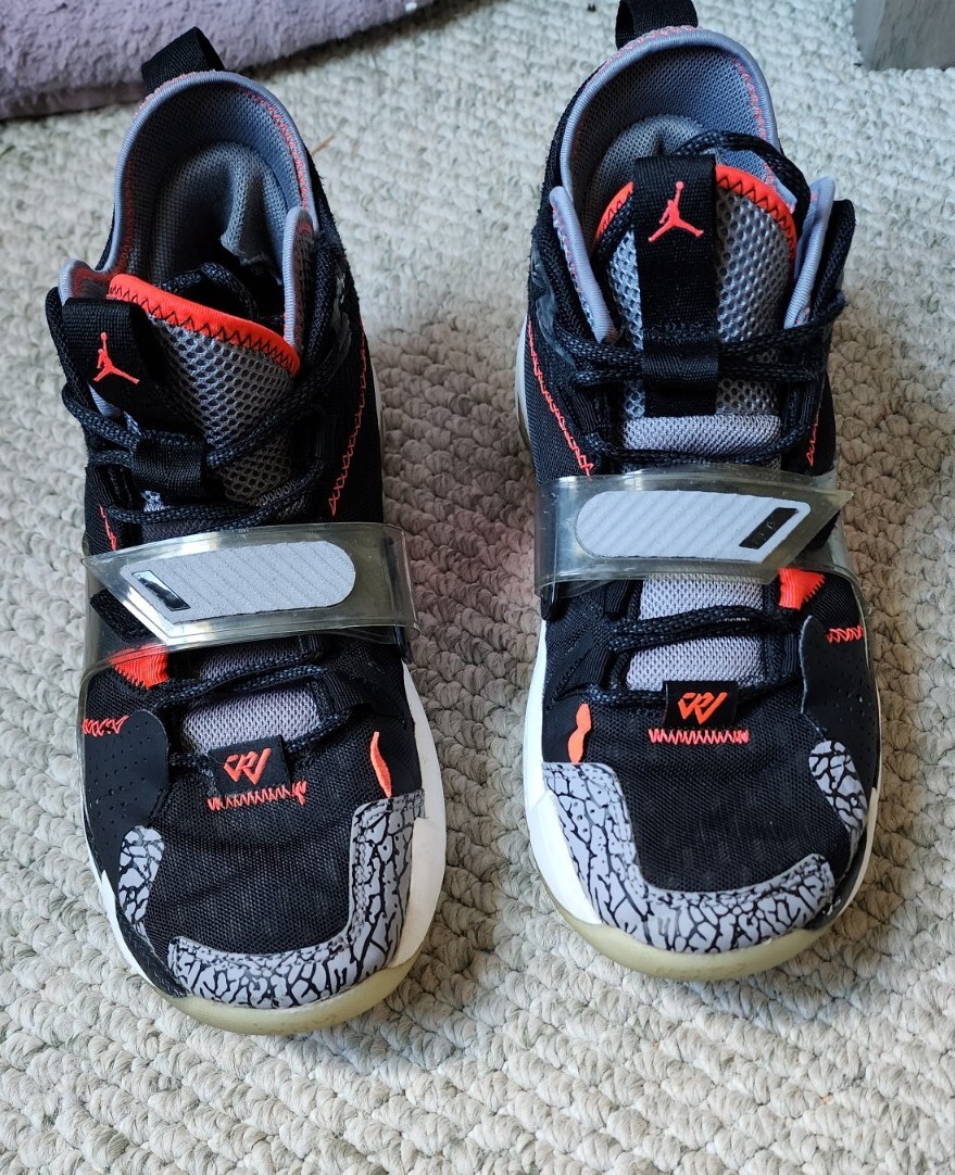 Size 11 Air Jordan Why Not Black Cement for sale online