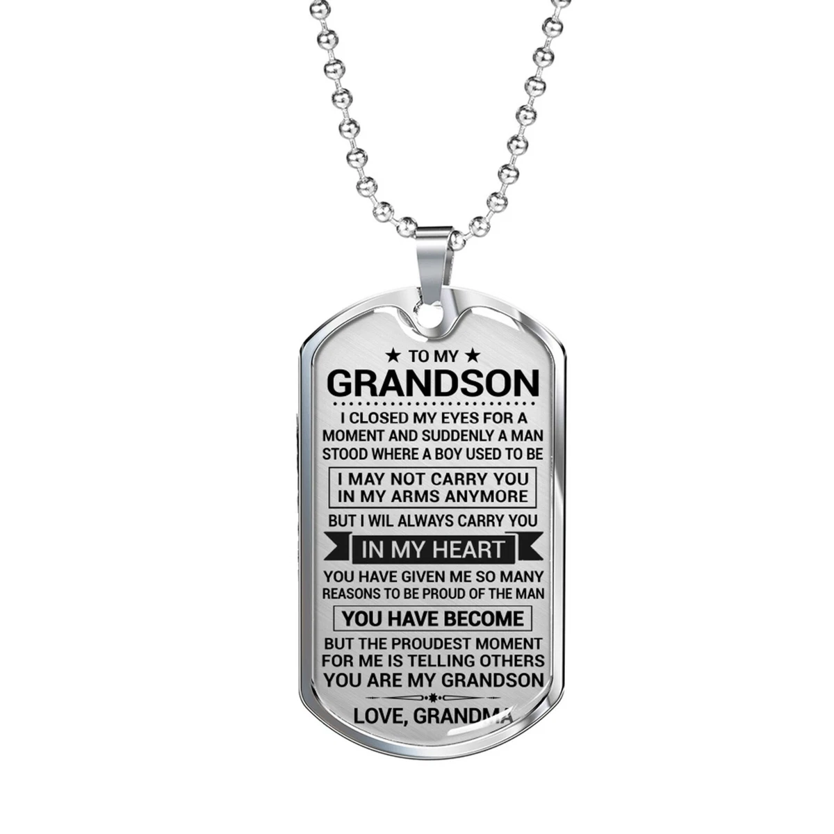 Dog tag necklace sale amazon