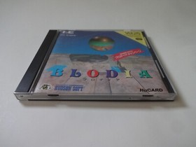 BLODIA NEC PC-Engine Hu-Card Timeball 1990 HUDSON HC90027 NTSC-J From Japan