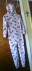 Juicy Couture Sleepwear 1-Pc Cozy ZipUp Hooded Pajama Girls 7/8 Pink Logo *Flaw — photo 2