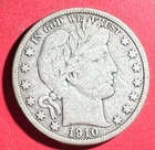 1910S US Barber SILVER Half Dollar "San Francisco" Mint! "LIBERTY" Shows! FINE!