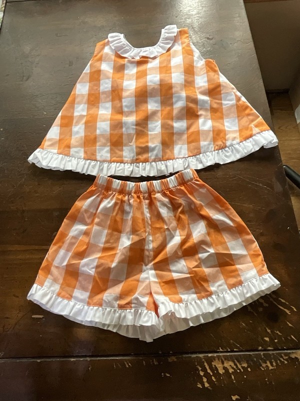 Girls Size 4T shorts And Top Set 