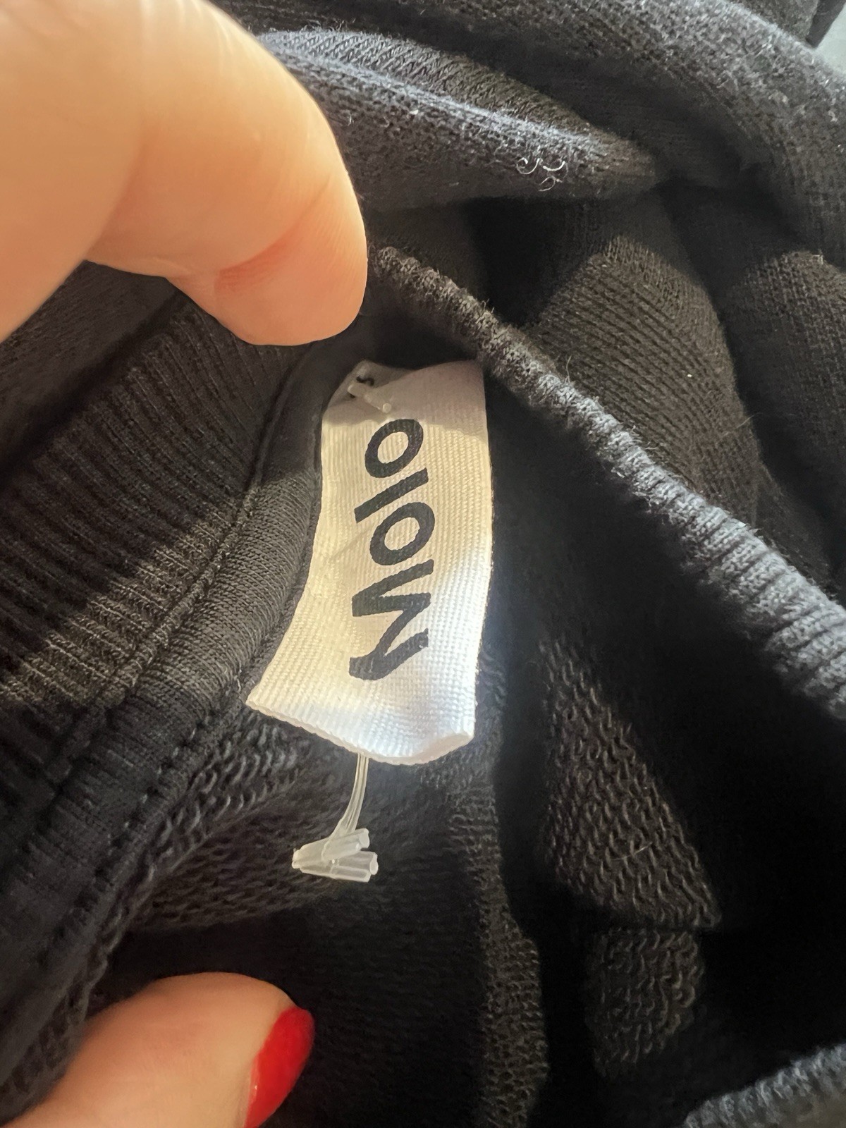 Molo Girl's 11-12 Black Carmen Sweatshirt Dress Striped Pullover  Organic Cotton