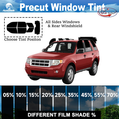 PreCut All Sides + Rear Window Film Any Tint Shade For Ford Escape 2008