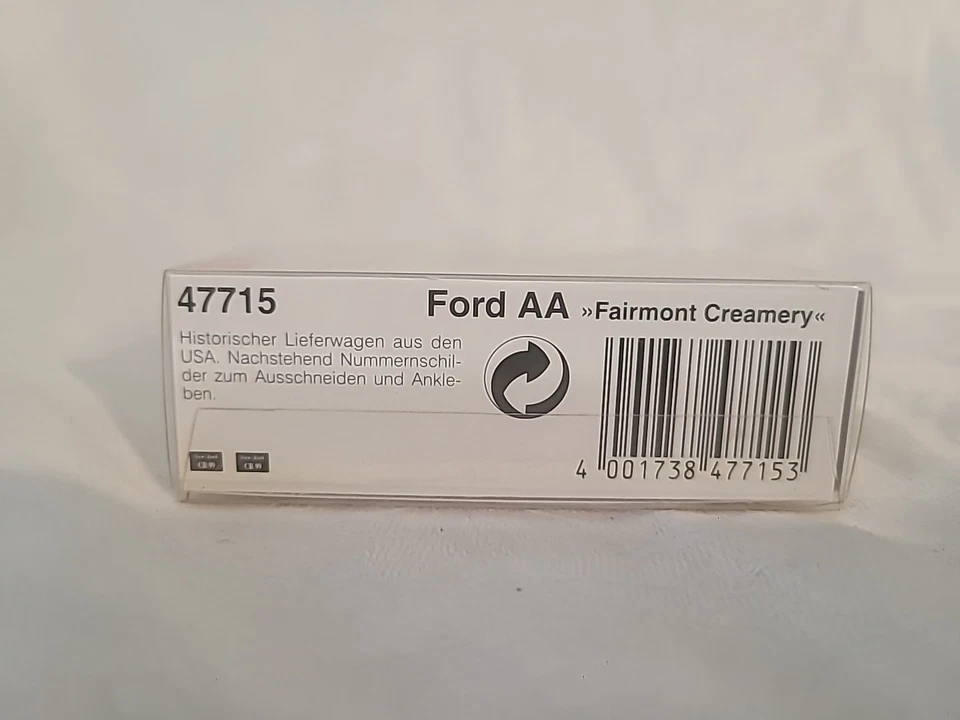 NOS BUSCH 1 87 HO Scale Ford AA Fairmont Creamery Delivery Truck 47715 - Image 2 of 4