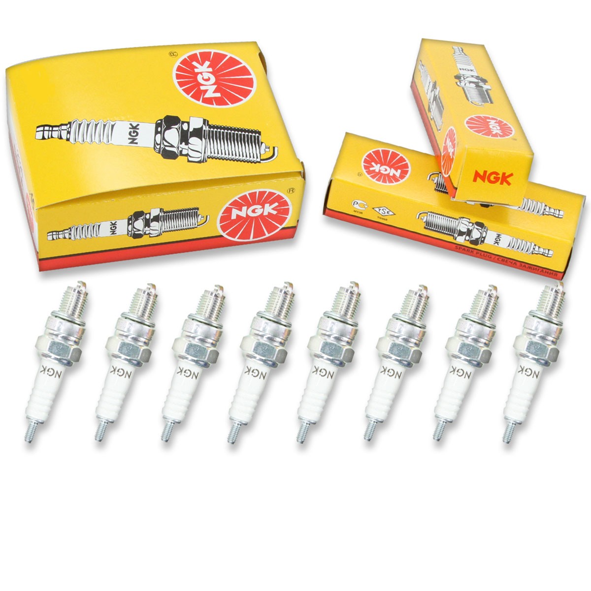 8 pc NGK 4629 C7HSA Standard Spark Plugs for Z8 U22FS-U U22FS S102F PV2 ju