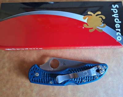 Spyderco Delica 4 Cobalt Blue FRN Cpm spy27