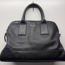 Kate Spade New York Black Pebbled Satchel Gold Hardware Detachable Strap