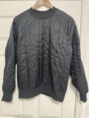 NIKE SPORTSWEAR TECH PACK CREWNECK BLACK SMALL THERMA FIT AIR MAX DQ4302 010