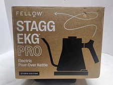 Fellow Stagg EKG Pro Electric Gooseneck Kettle Matte Black | 0.9L NEW Open Box