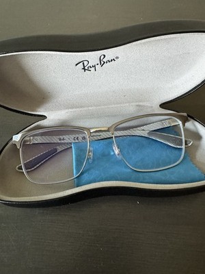 Ray Ban Metal Carbon Fiber Frames Optics, Excellent Condition, Pre-Owned