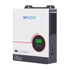 48V 6300W Hybrid Solar Inverter MPPT 2 120A Pure Sine Wave Charger AC 110V/120V