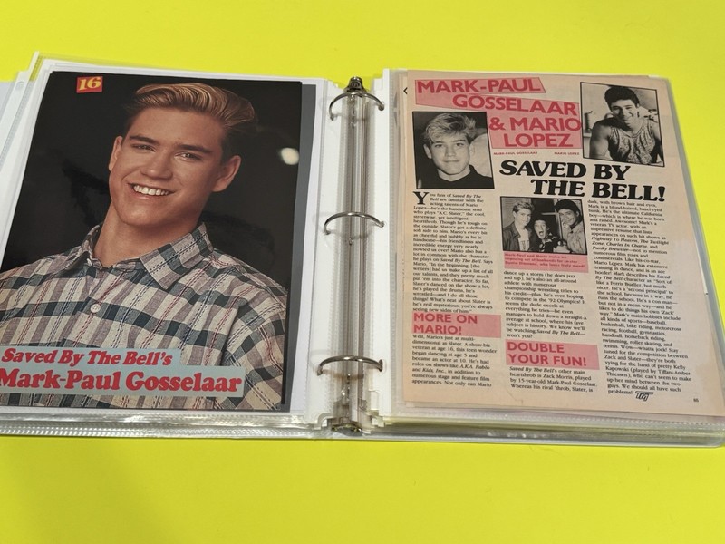 Saved By The Bell 35+ Pages / Teen BOP, 16 Magazine Dustin Diamond Mario Lopez