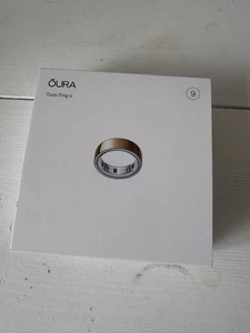 Oura Ring Gen4 Gold Smart Fitness Tracker Size 9 New And Sealed