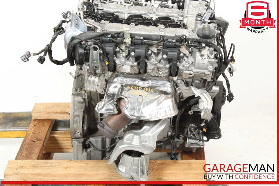 Conjunto de bloque de motor 12-15 Mercedes W212 E350 C350 3,5 L V6 tracción trasera OEM 193 k Foto 4 de 4