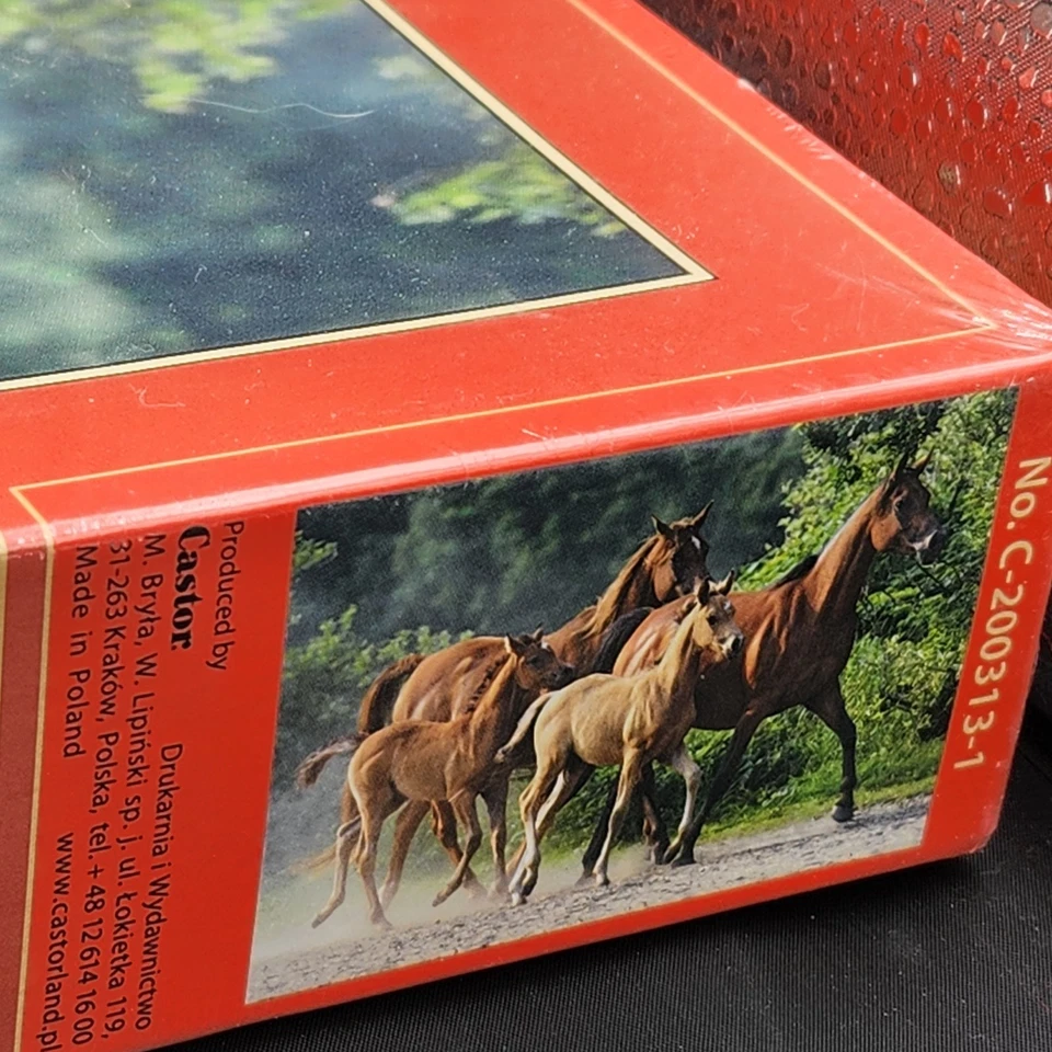 Rompecabezas Castorland 2000 caballos árabes de pura raza nuevo sellado raro Foto 3 de 4