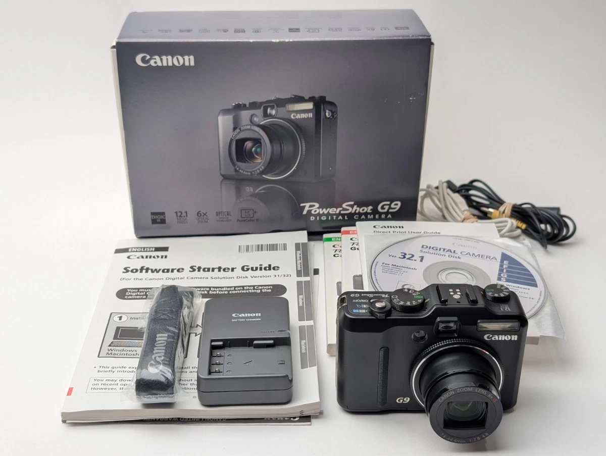 Canon PowerShot G9 Digital Cameras 12-13.9 MP Maximum Resolution