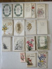 Lot of 14 VTG Laurel Greeting Cards Unused Anniversary Birthday Sympathy In