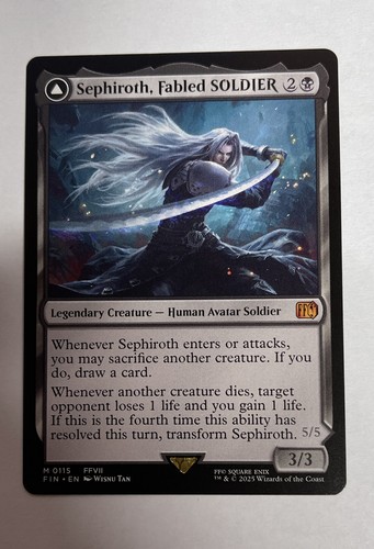 Sephiroth, Fabled SOLDIER Final Fantasy Mythic