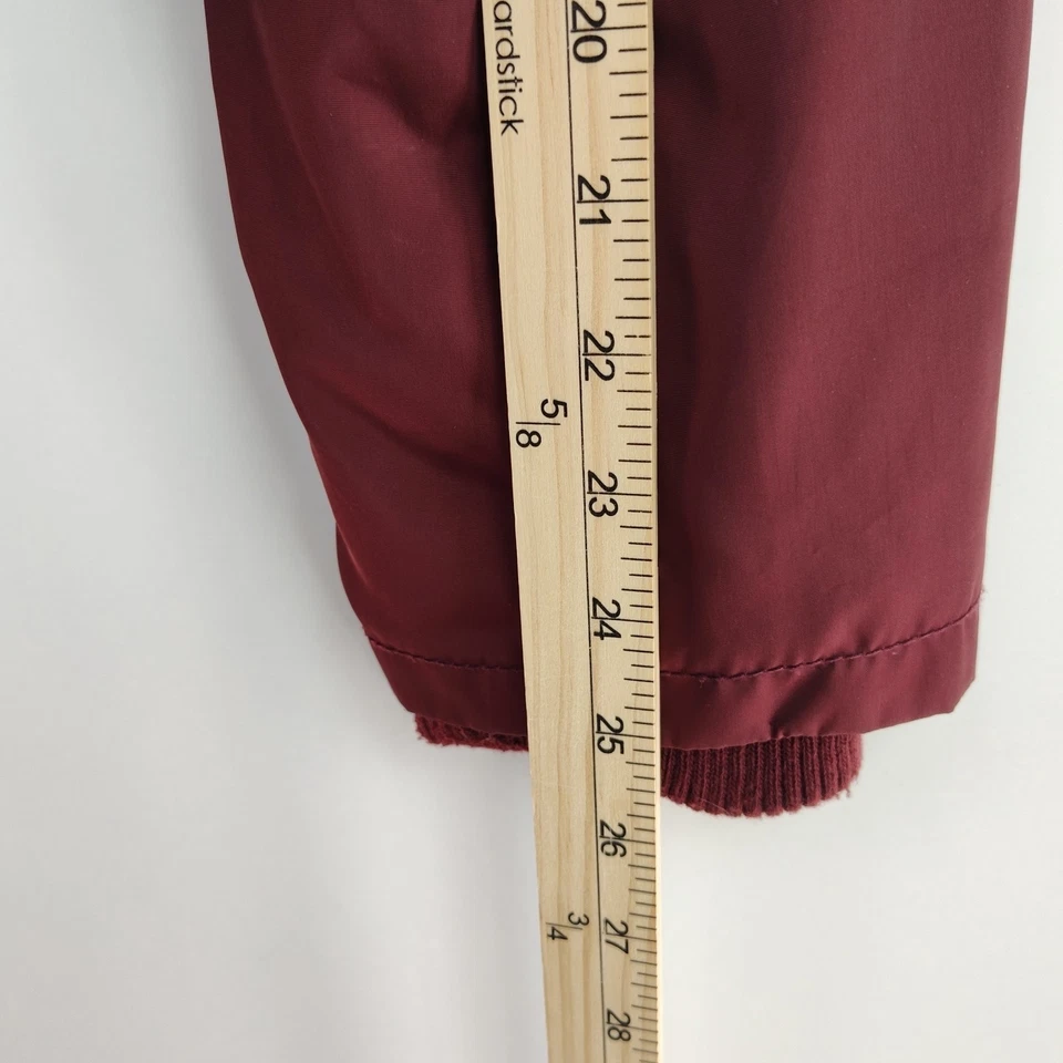 Mossimo Supply Co. Abrigo parka aislante para mujer, XL, burdeos, con capucha en muy buena condición Foto 4 de 4