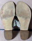 Sam Edelman Jeni Metallic Leather Fringe Slide Sandals Women’s Size 9M — photo 7