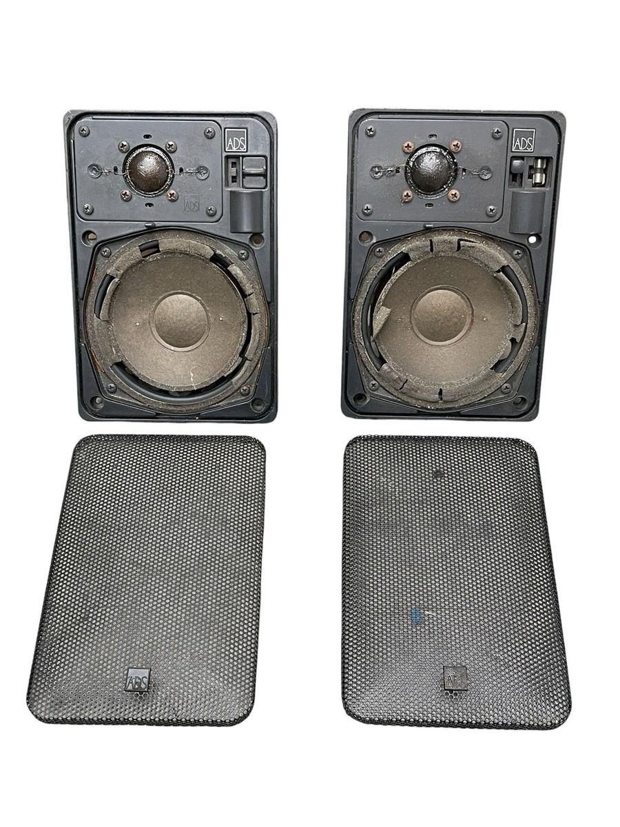 Pair Vtg ADS 300i HIFI Car Speakers ~ AS-IS ~ NEEDS REFOAM ~ READ