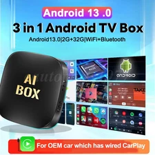 Smart AI Box Wireless Carplay Intelligent Android Auto Carplay Adapter w/Netflix