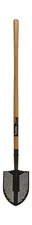 Midwest Rake Company GIDDS2-287010 Toolite Round Point Wood Handle Shovel, 48"