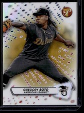 GREGORY SOTO 2023 TOPPS PRISTINE GOLD REFRACTOR 28/50 DETROIT TIGERS #269 GOLD