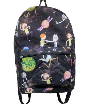Rick and Morty Backpack Universe Print  All Over Print Bioworld Adult Swim