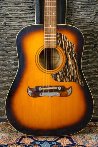 1967 Framus Germany 5/196 'Texan' Model 6 String Acoustic - Sunburst - Picture 4 of 18