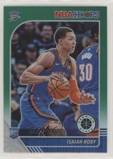 2019-20 Panini NBA Hoops Premium Stock Green Prizm Isaiah Roby #234 0a3