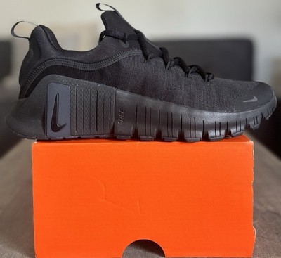 Size 8w - Nike Free Metcon 6 Triple Black Anthracite FJ7126-003 Women s New