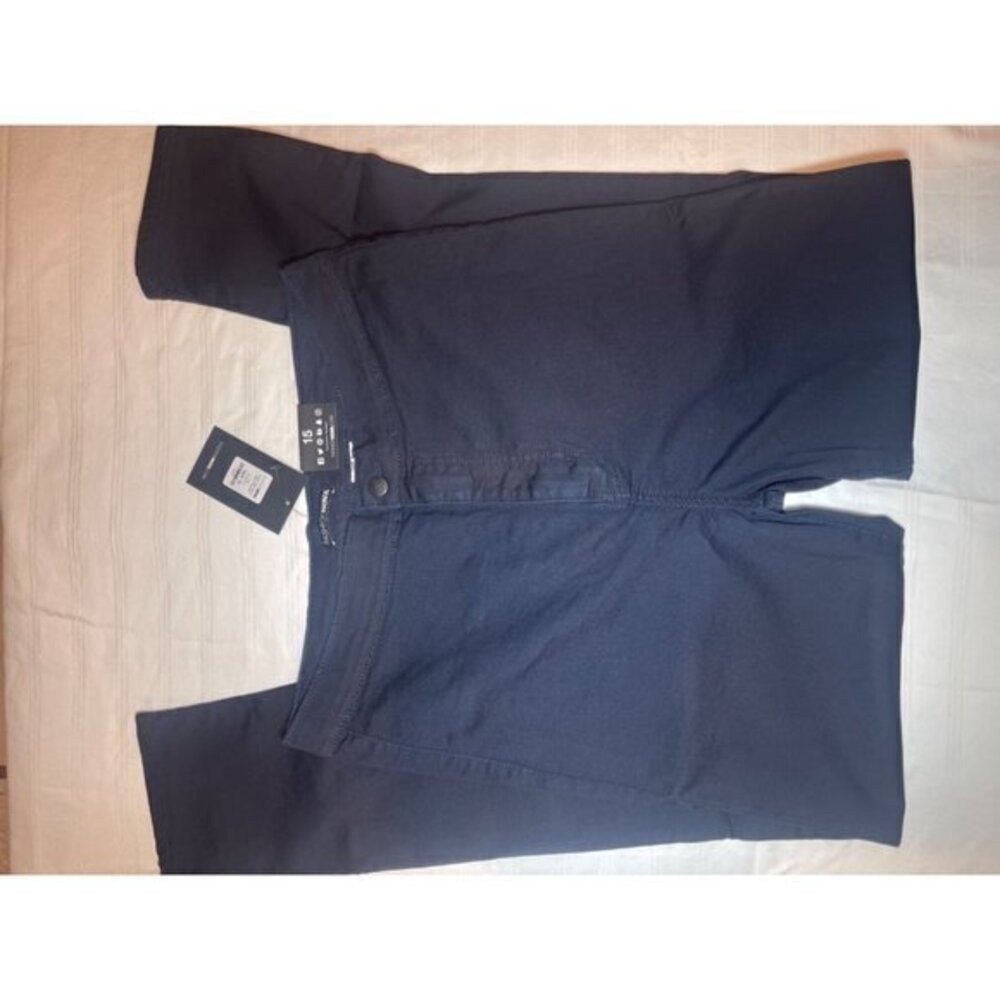 Super High Waist Indigo Denim Skinnies Size 15 for Curvy Fit image 9