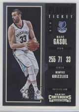 2017-18 Panini Contenders Playoff Ticket 43/249 Marc Gasol #43 05p9
