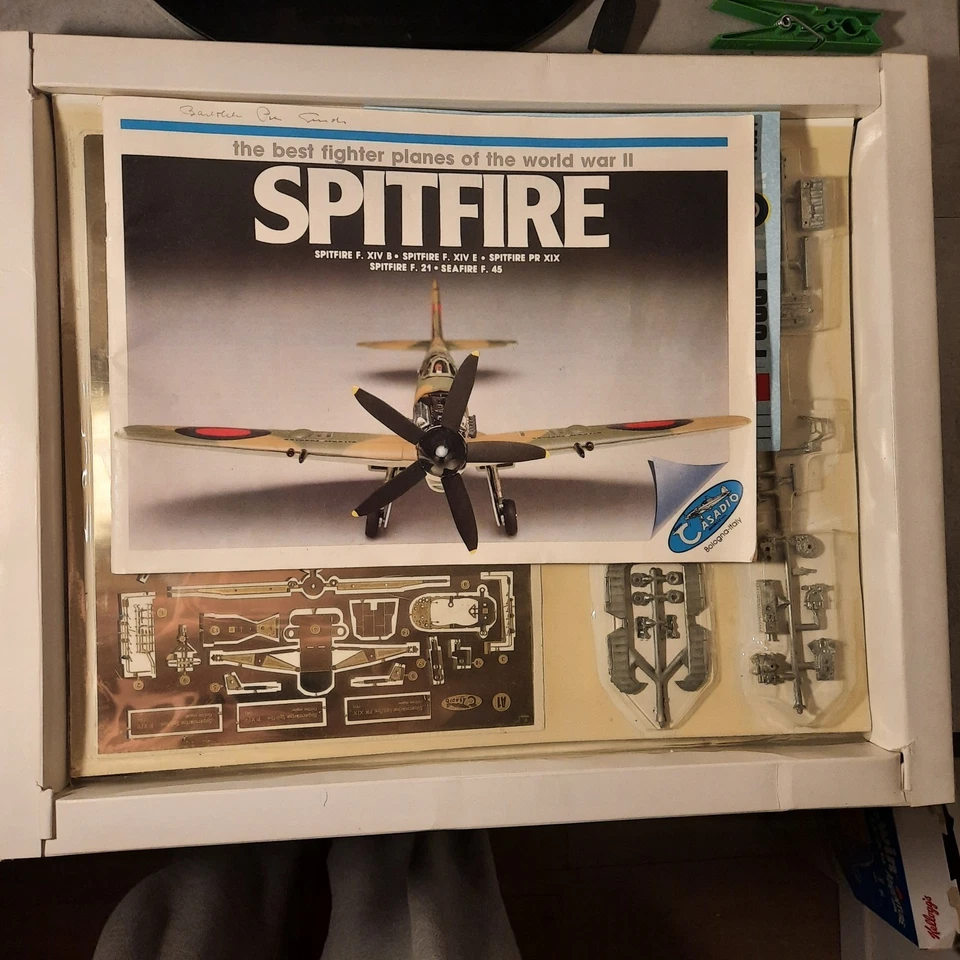 Rare Casadio 1:48 scale Spitfire F.XIVB WWII Full metal model UK fighter plane - Immagine 2 di 4