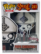 Tobias Forge Ghost Signed Funko Pop Papa Emeritus I #241 Autograph Beckett COA