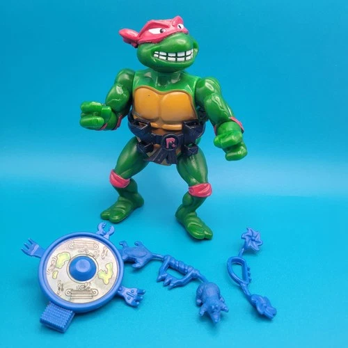 Vintage TMNT Ninja Turtles Wacky Action Breakfightin Raphael Raph- Complete