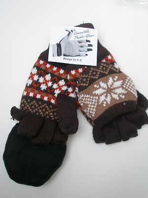 Thinsulate Fingerless Gloves- 