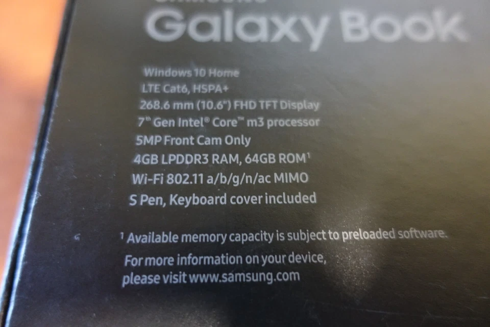 SAMSUNG GALAXY BOOK. 10,6, 4GB, 64GB, 4G, 5 MP, TECLADO, ETC....... - Imagen 2 de 4