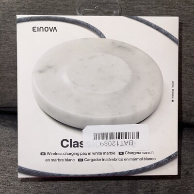 Einova Wireless White Marble Charging Pad
