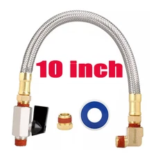 10 Inches Extended Tank Drain Valve Assembly Kit for Air Compressor US Stock