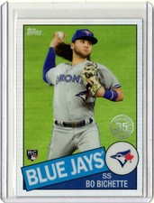 2020 Topps Chrome 85TC-2 Bo Bichette 1985 35th Anniversary Rookie Card Blue Jays