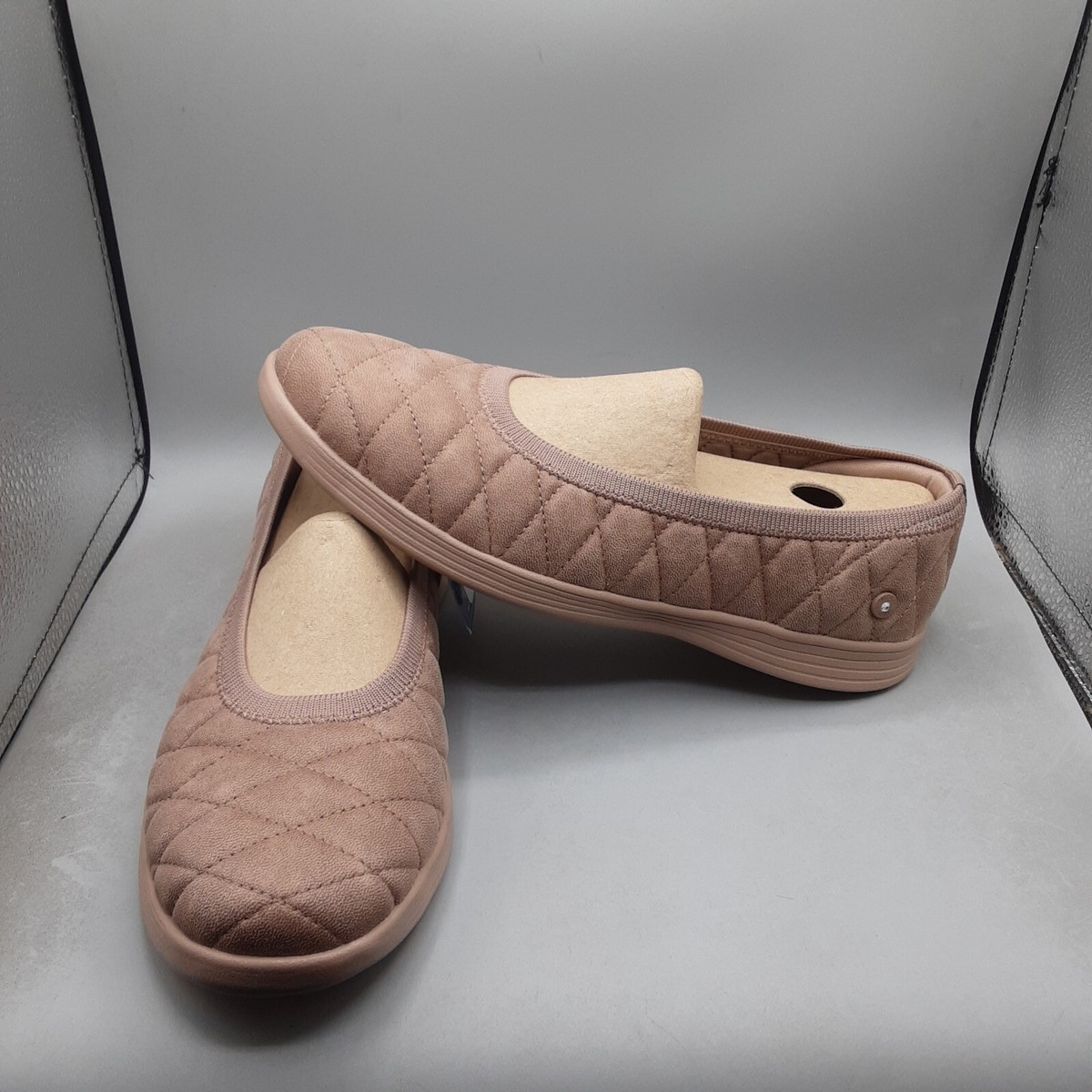 Skechers On The Go Quilted Skimmer Sundance Flat Women's 8M Brown