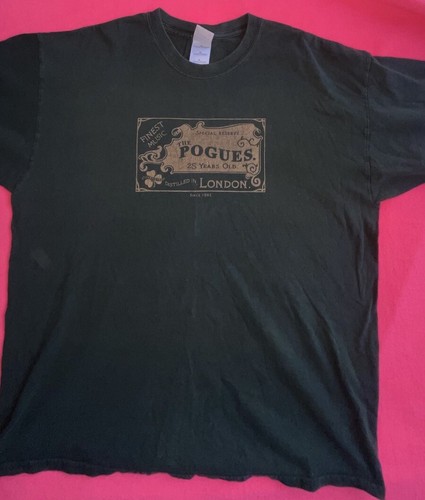 The Pogues 2008 Concert t shirt XL RARE! Music Band Black