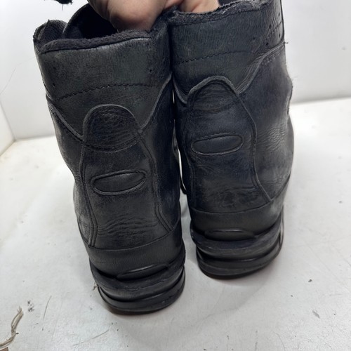 German Army Black Leather Army Heavy Duty Combat Boots - Size EU 43 UK 9 - Picture 11 of 22