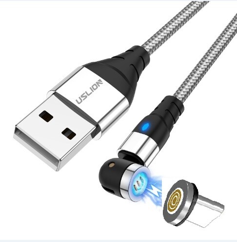 3IN1 Fast 3A Rotate Charging Cable Magnetic Charger Connector Micro, Type C,IOS - Picture 31 of 87