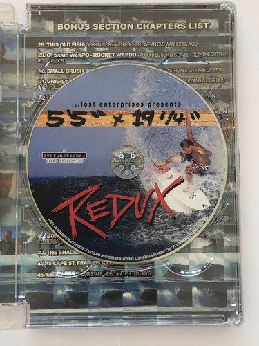 5'5" X 19 1/4" Redux - Surfing DVD, 2009 - Lost Enterprises Surfers Ward - Picture 7 of 10