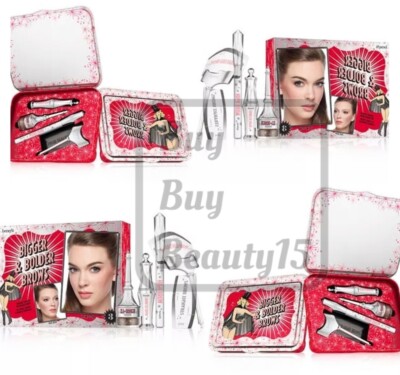 Benefit 6 Pc Bigger & Bolder Brow Set ( Limited Edition ) Color - Medium New Box