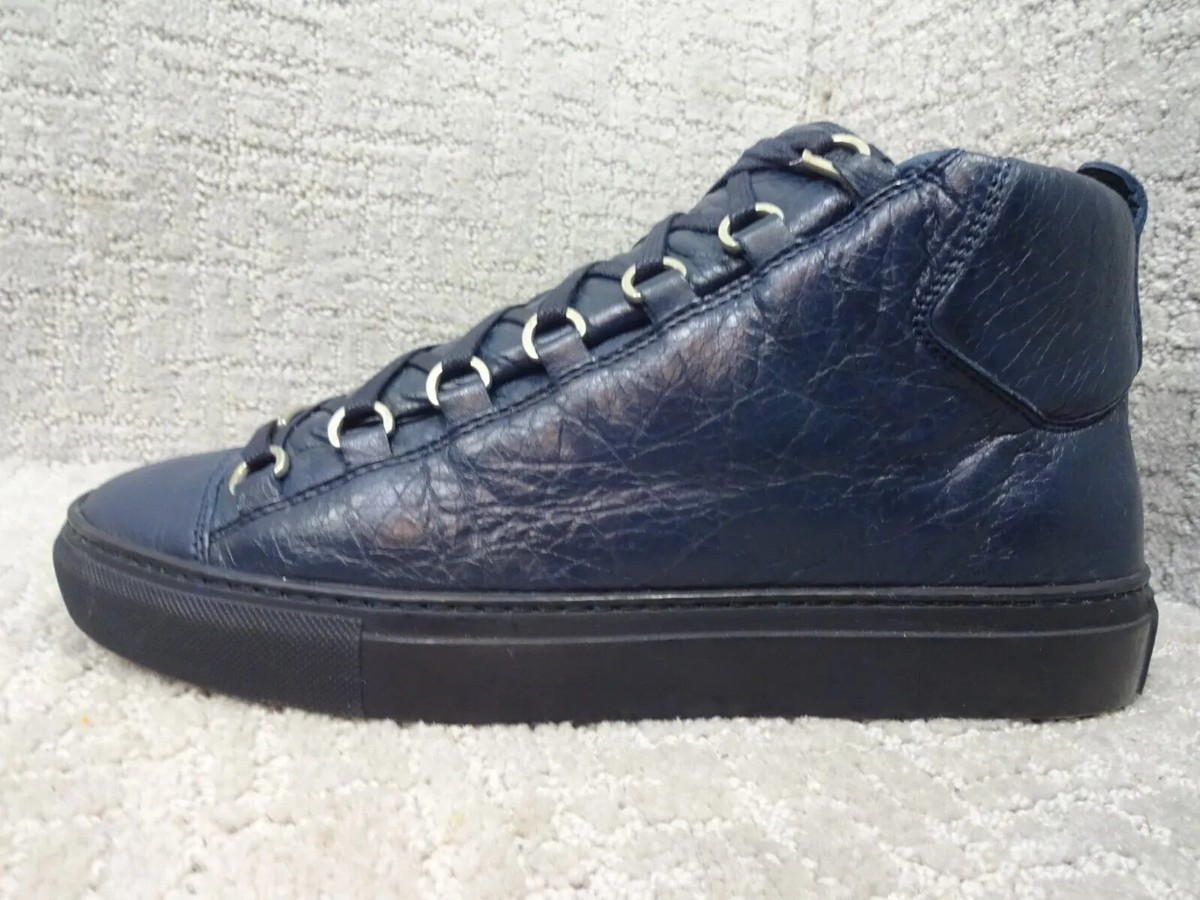 Balenciaga Arena Men's Size EU 39 Blue Obscur Leather High Limited Edition  Boots | eBay